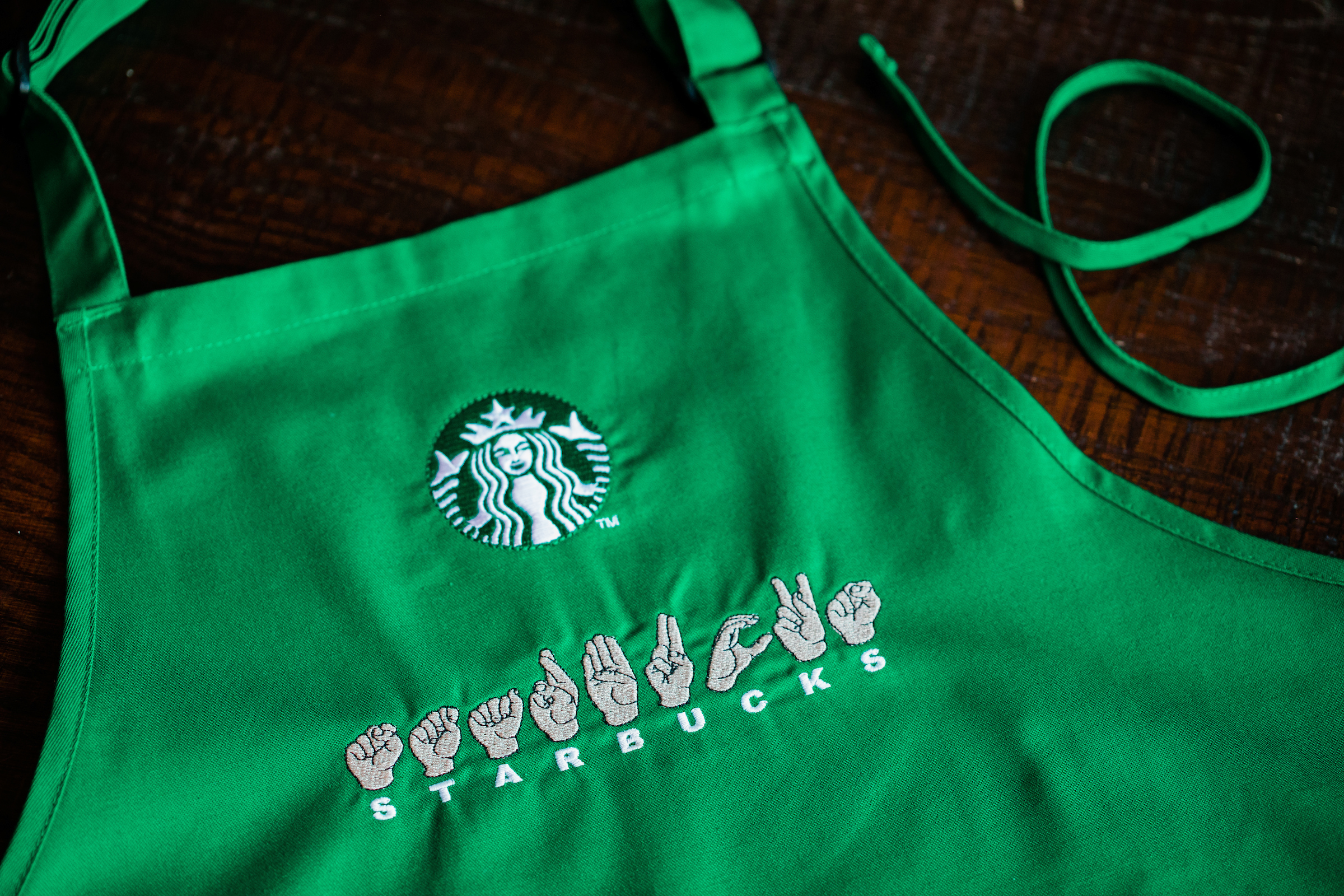 starbucks sign language shirt